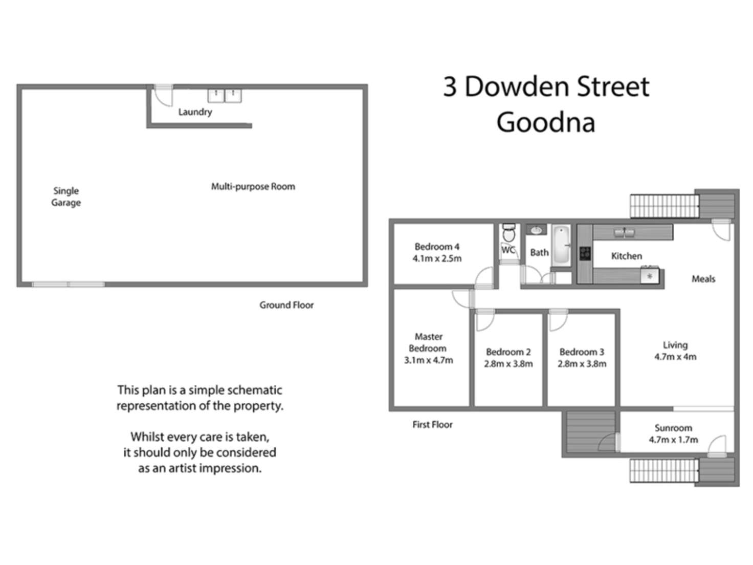 Floorplan of Homely house listing, 3 Dowden Street, Goodna QLD 4300
