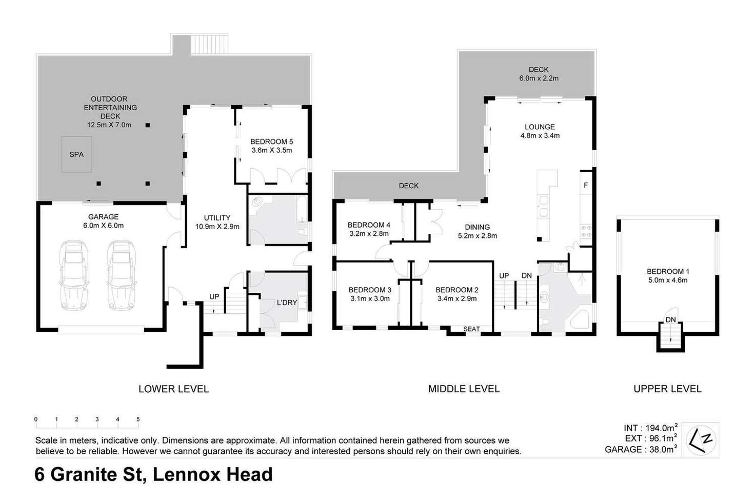 Floorplan of Homely house listing, 6 Granite Street, Lennox Head NSW 2478