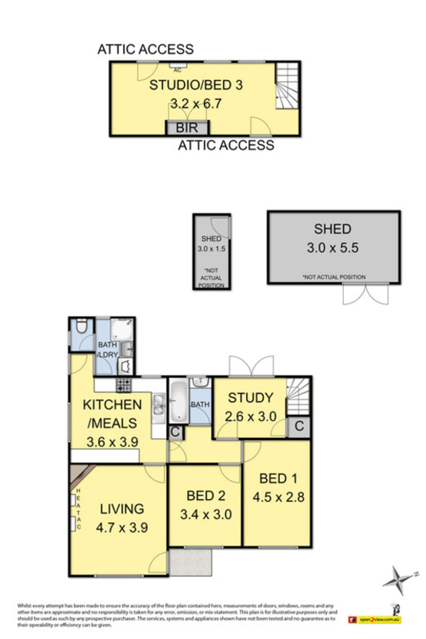 Floorplan of Homely house listing, 14 Edina Street, Williamstown VIC 3016