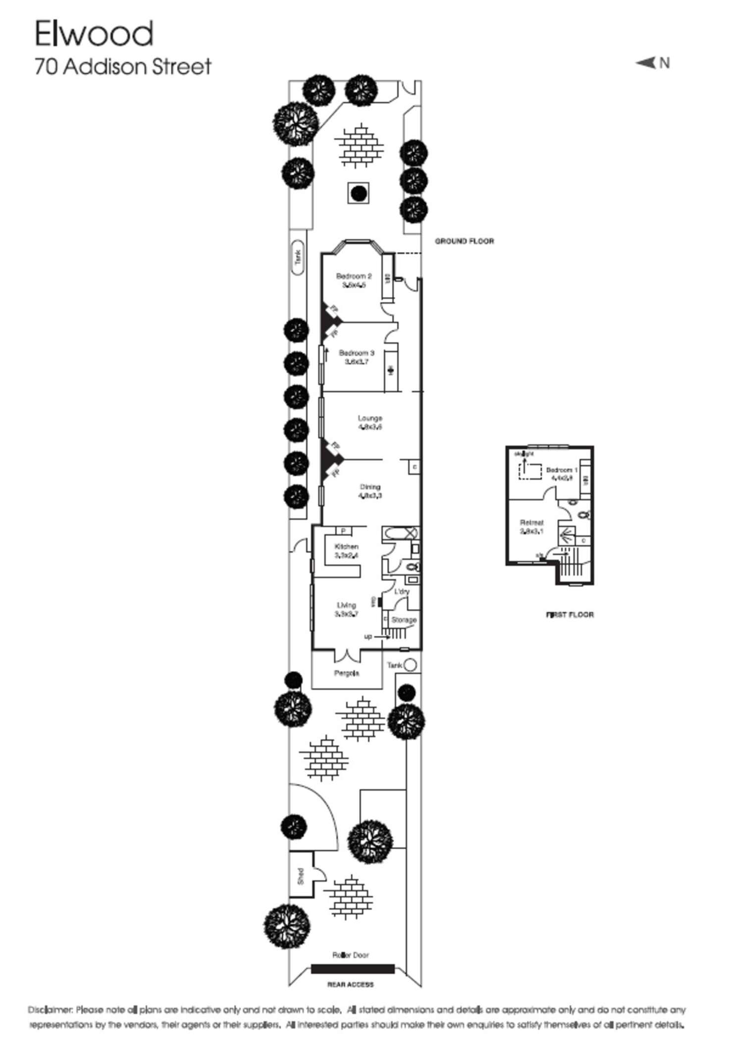 Floorplan of Homely house listing, 70 Addison Street, Elwood VIC 3184