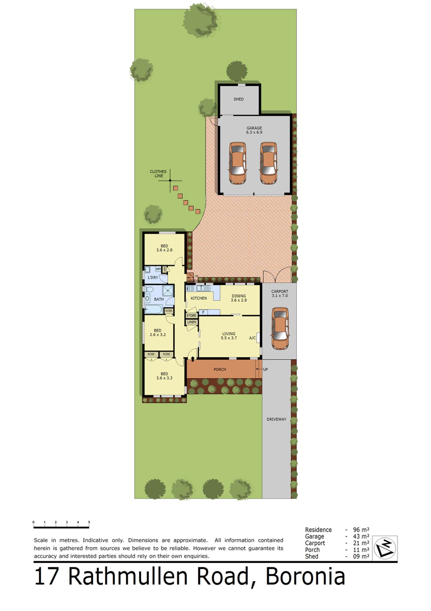 Floorplan of Homely house listing, 17 Rathmullen Road, Boronia VIC 3155