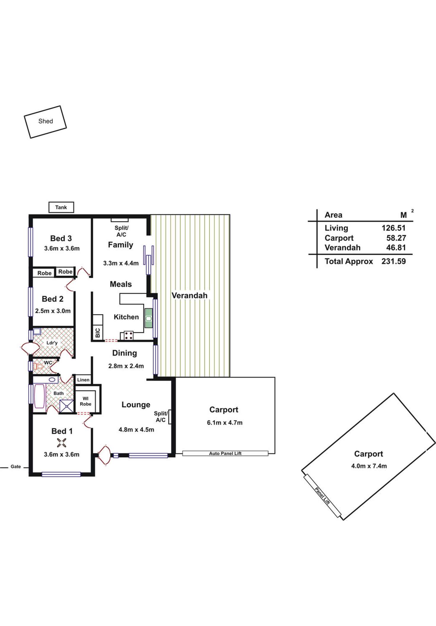 Floorplan of Homely house listing, 3 Amber Place, Athelstone SA 5076