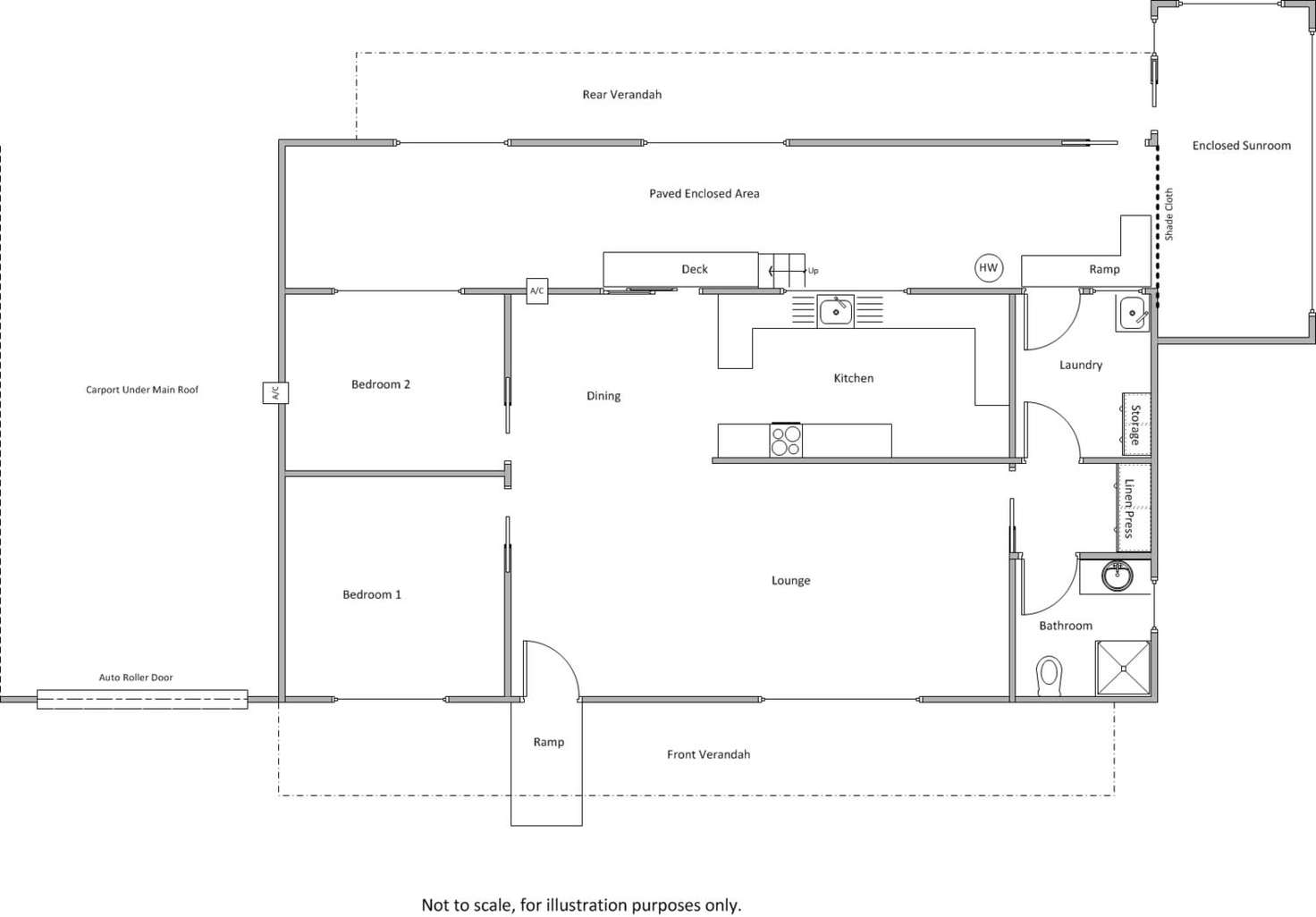 Floorplan of Homely house listing, 74 Park Terrace, Edithburgh SA 5583