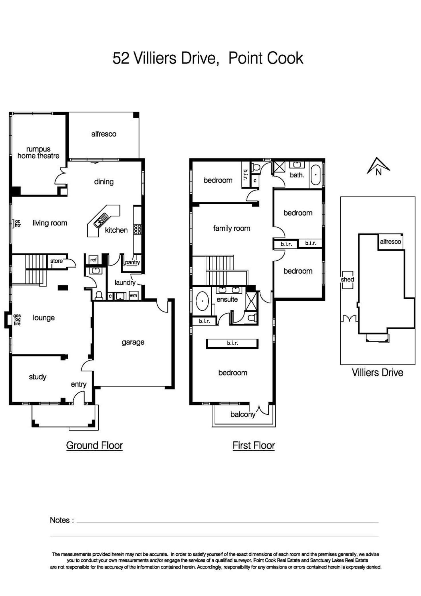 Floorplan of Homely house listing, 52 Villiers Drive, Point Cook VIC 3030