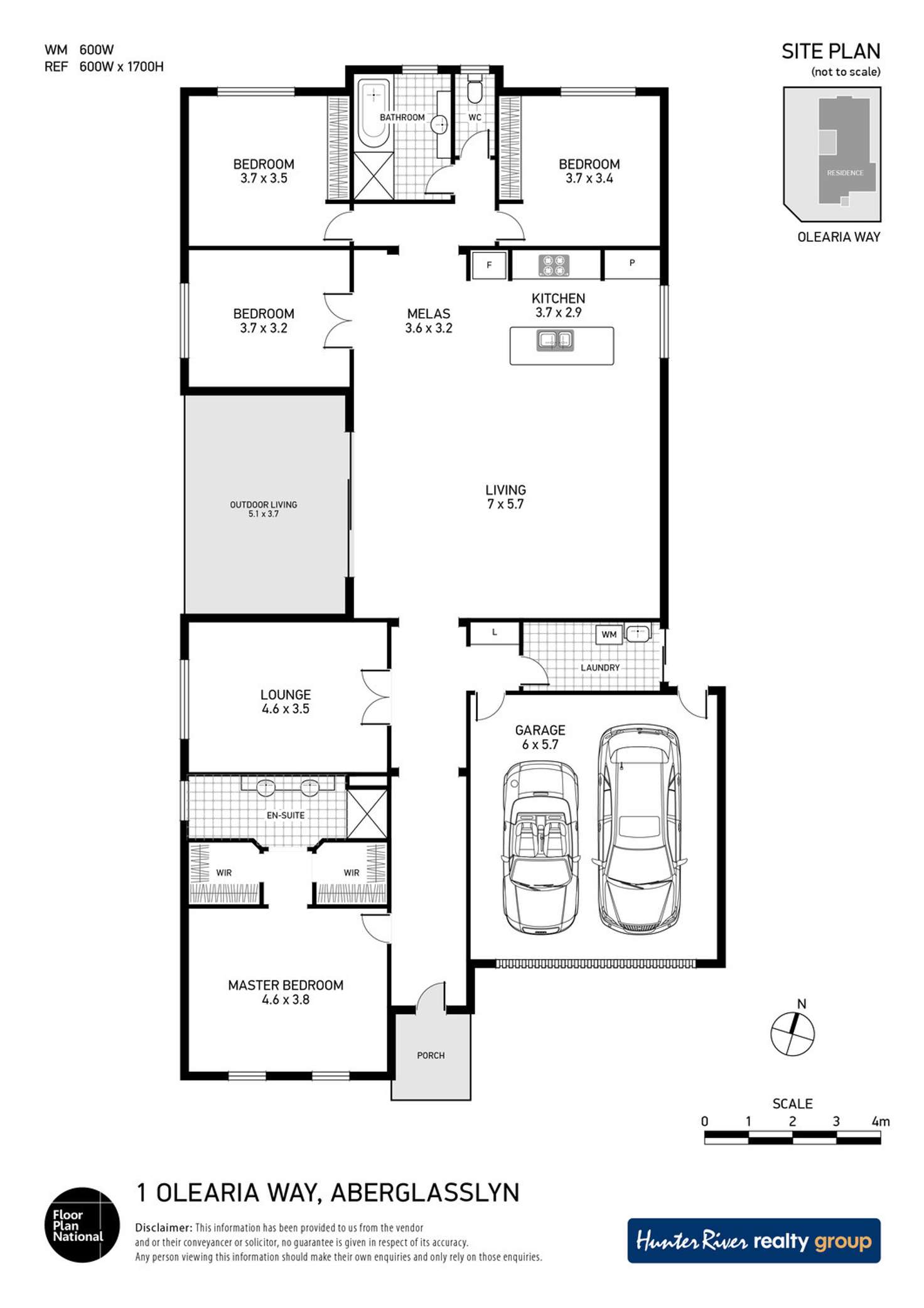 Floorplan of Homely house listing, 1 Olearia Way, Aberglasslyn NSW 2320