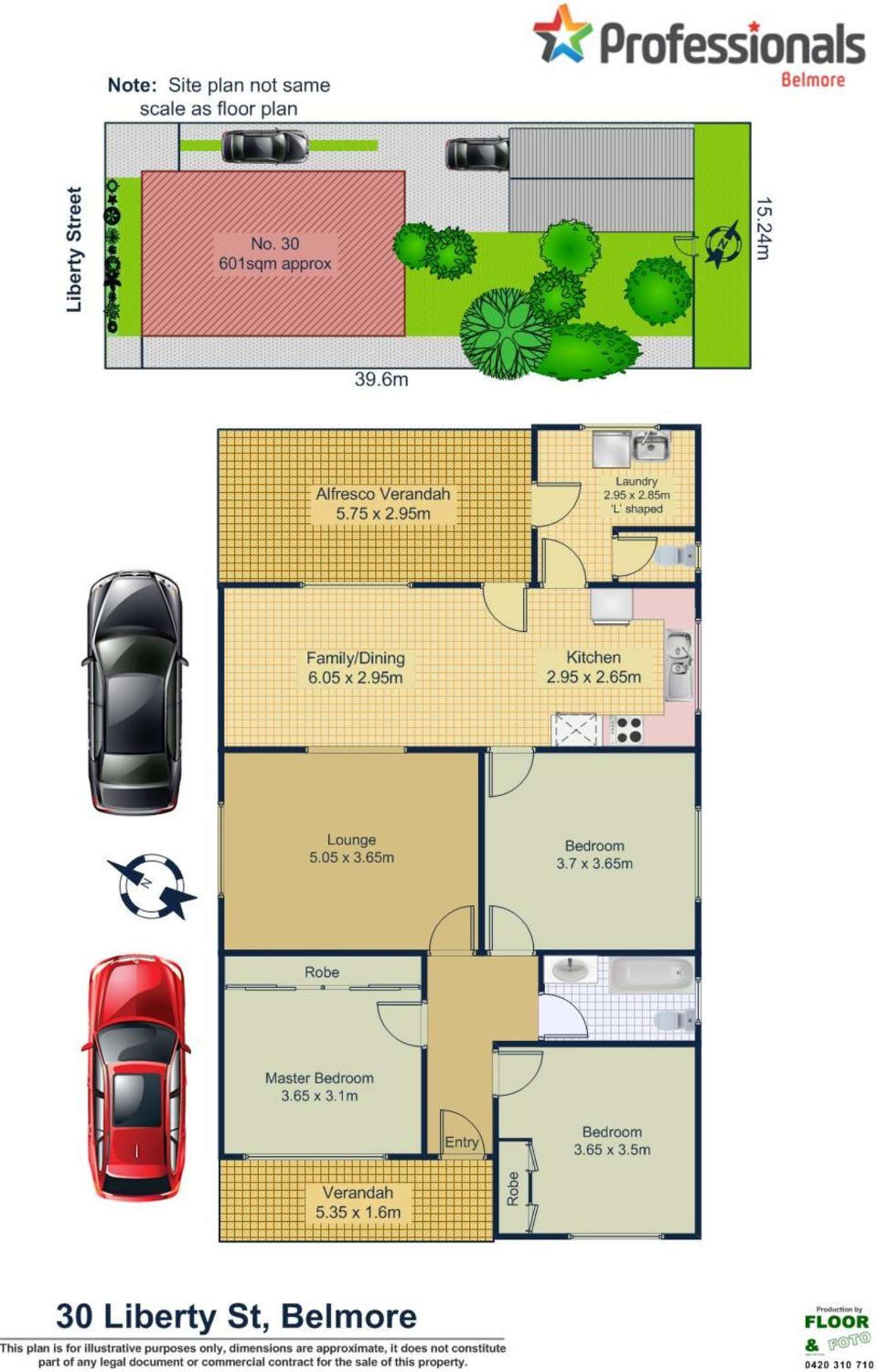 Floorplan of Homely house listing, 30 Liberty Street, Belmore NSW 2192