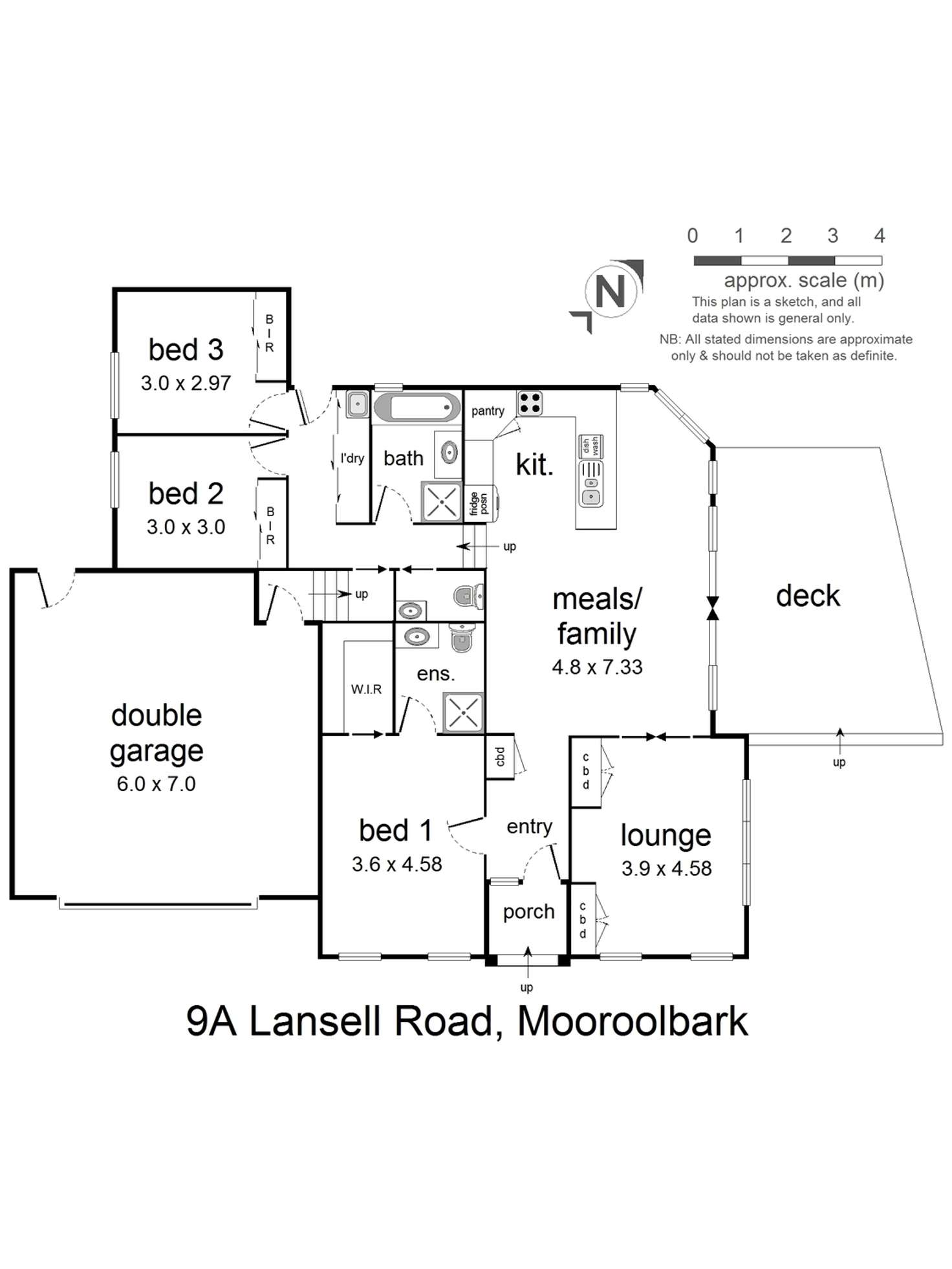Floorplan of Homely house listing, 9a Lansell Road, Mooroolbark VIC 3138