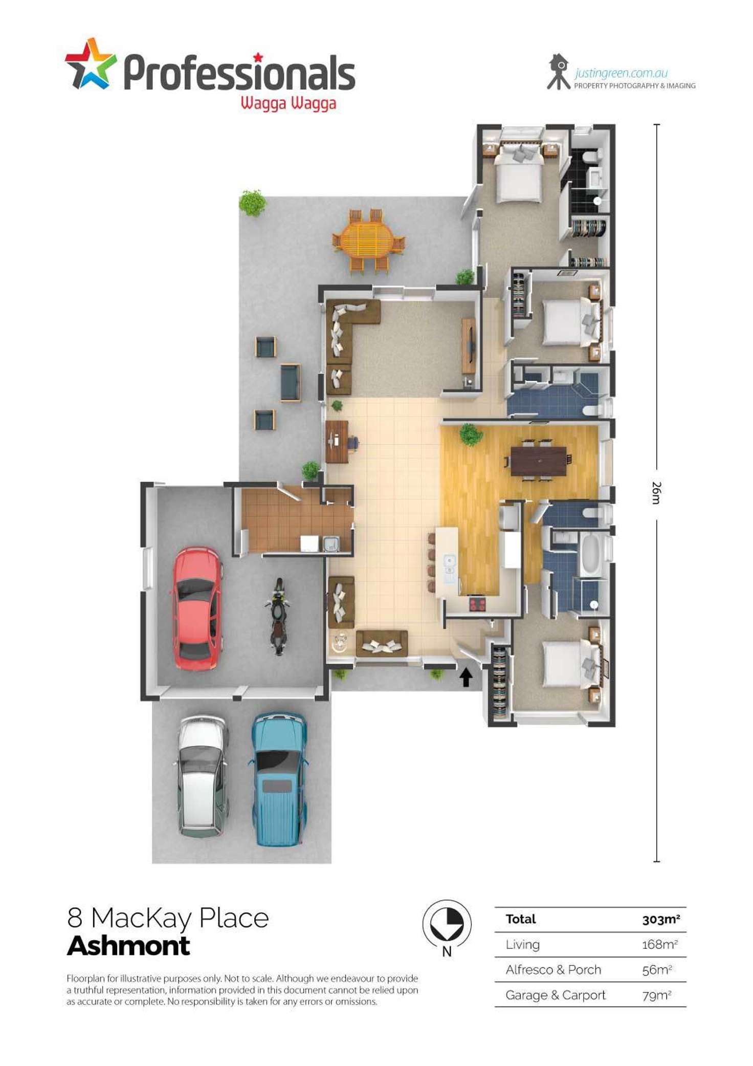 Floorplan of Homely house listing, 8 Mackay Place, Ashmont NSW 2650