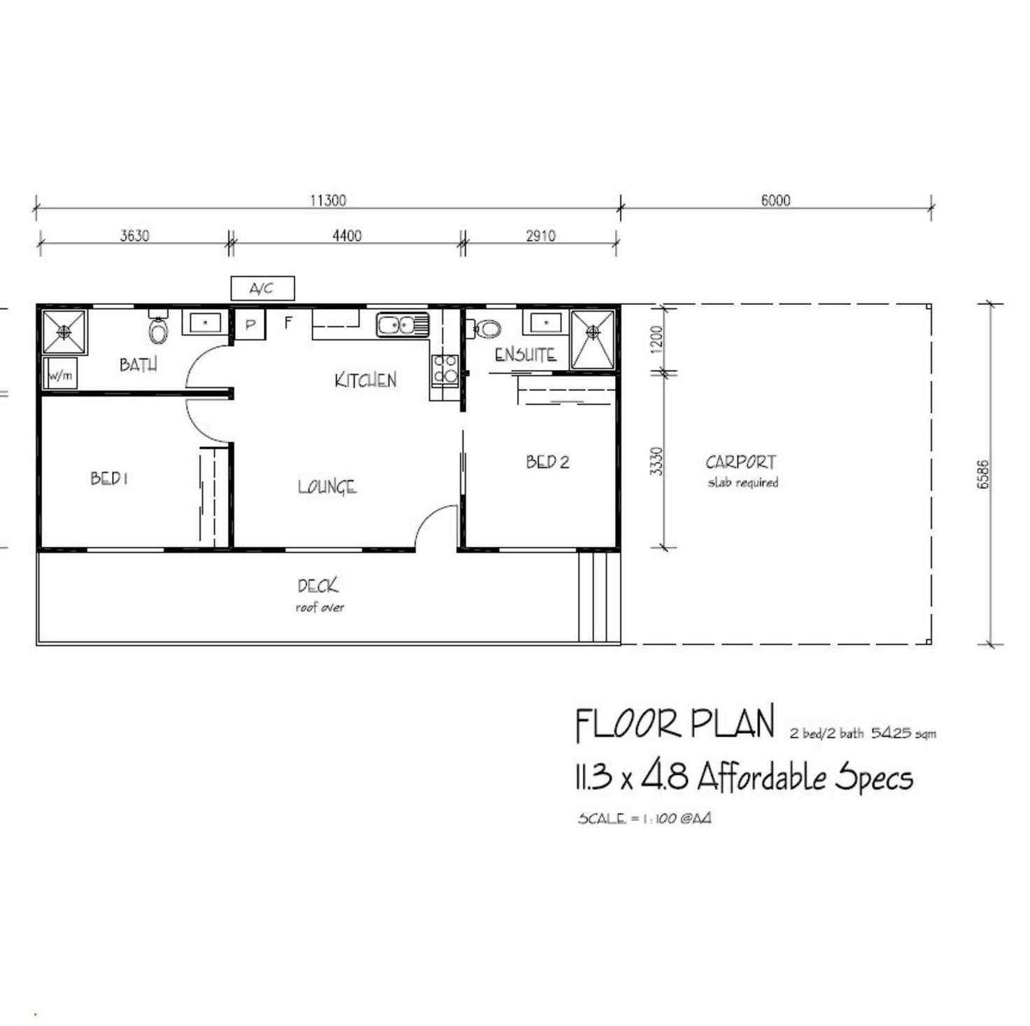 Floorplan of Homely house listing, 96A Bowman Parade, Bardon QLD 4065