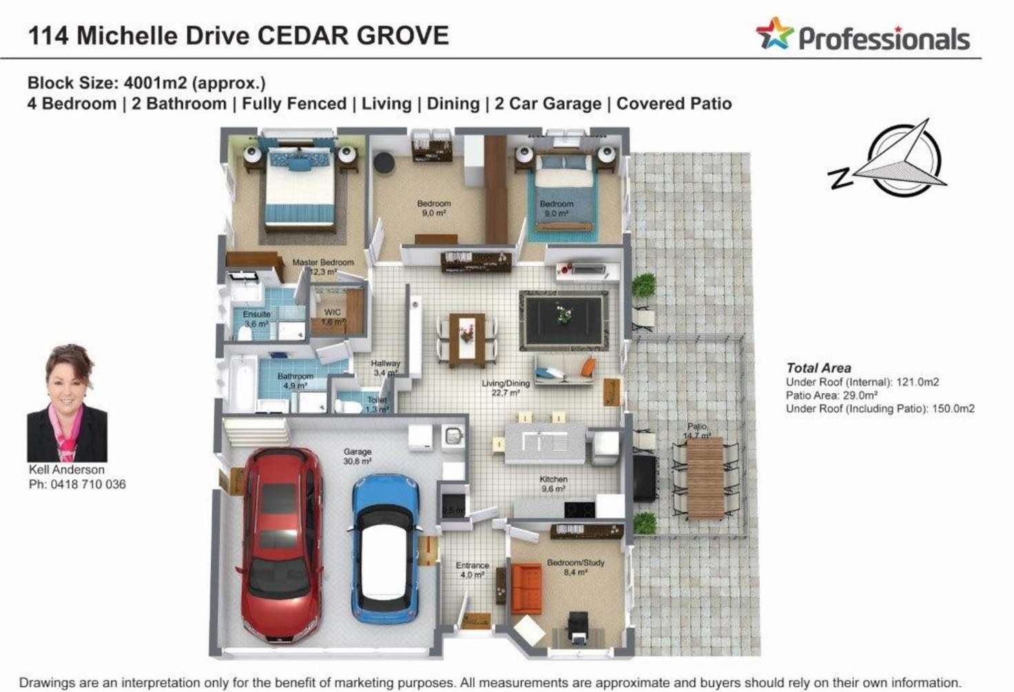 Floorplan of Homely house listing, 114-116 Michelle Drive, Cedar Grove QLD 4285