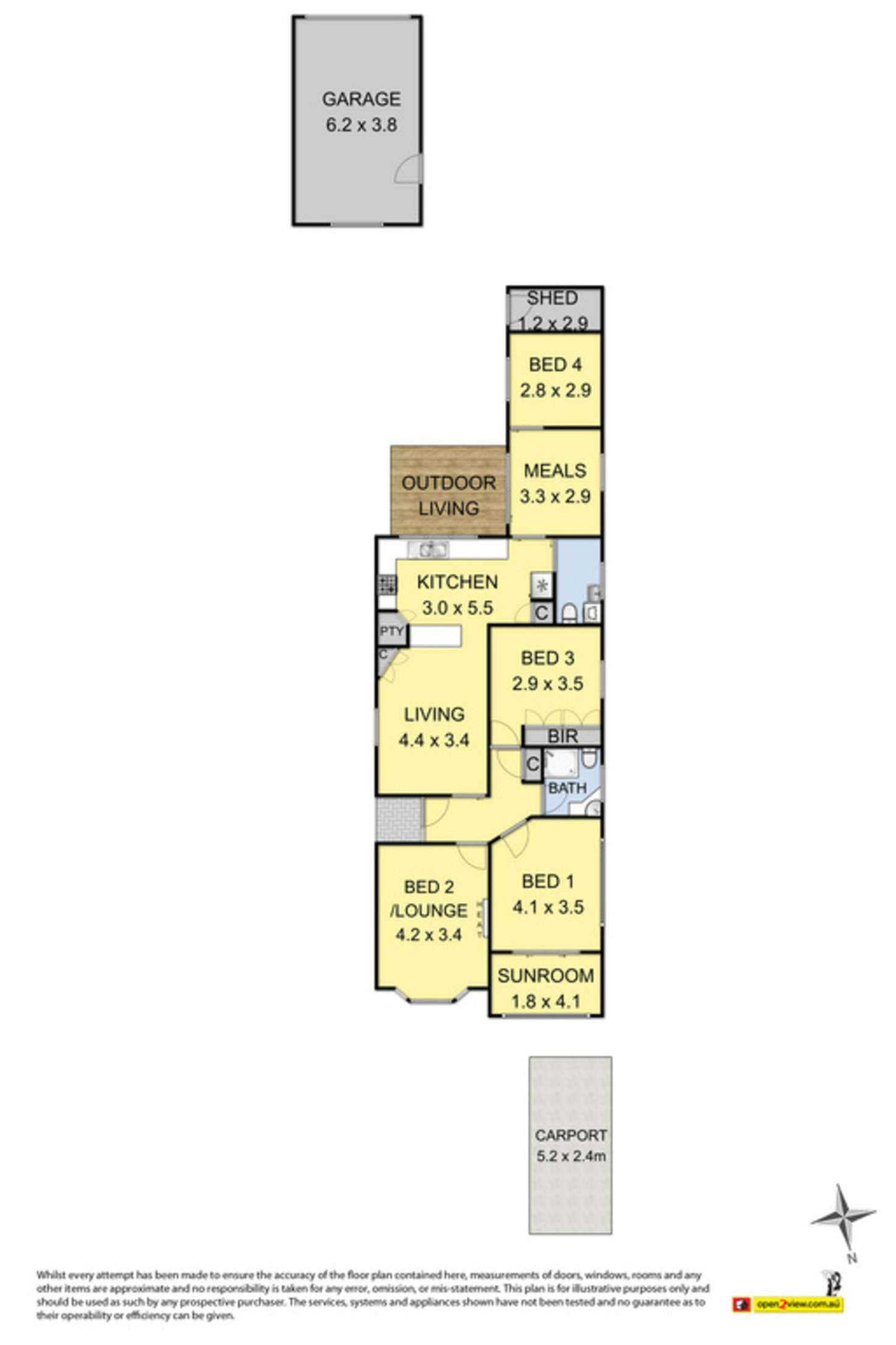 Floorplan of Homely house listing, 75 River Street, Newport VIC 3015
