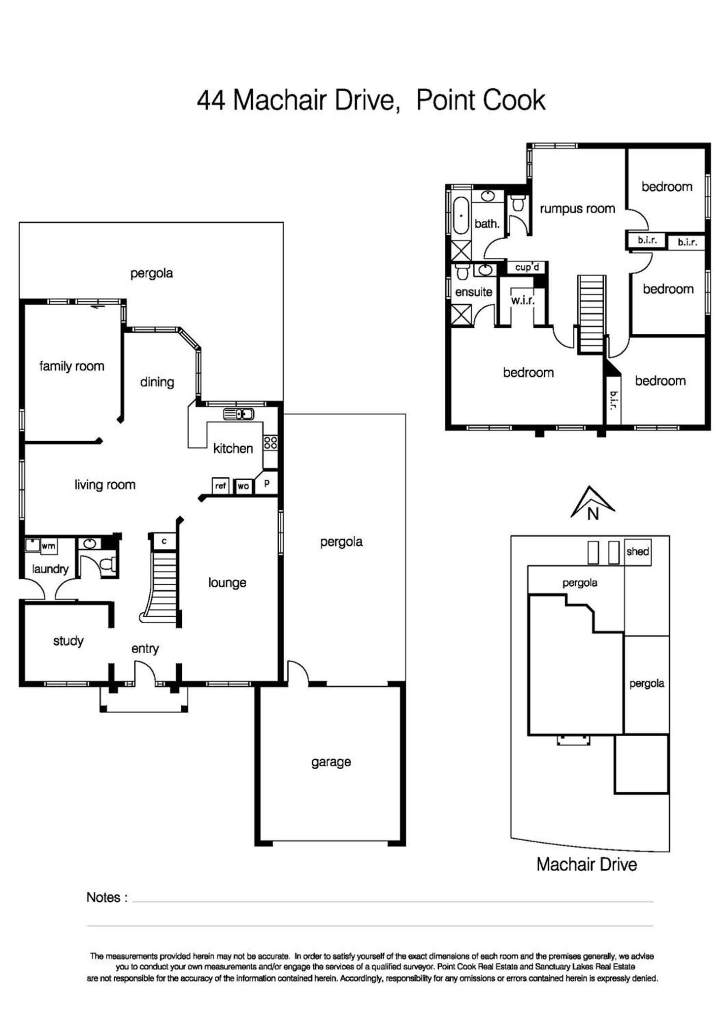 Floorplan of Homely house listing, 44 Machair Drive, Point Cook VIC 3030