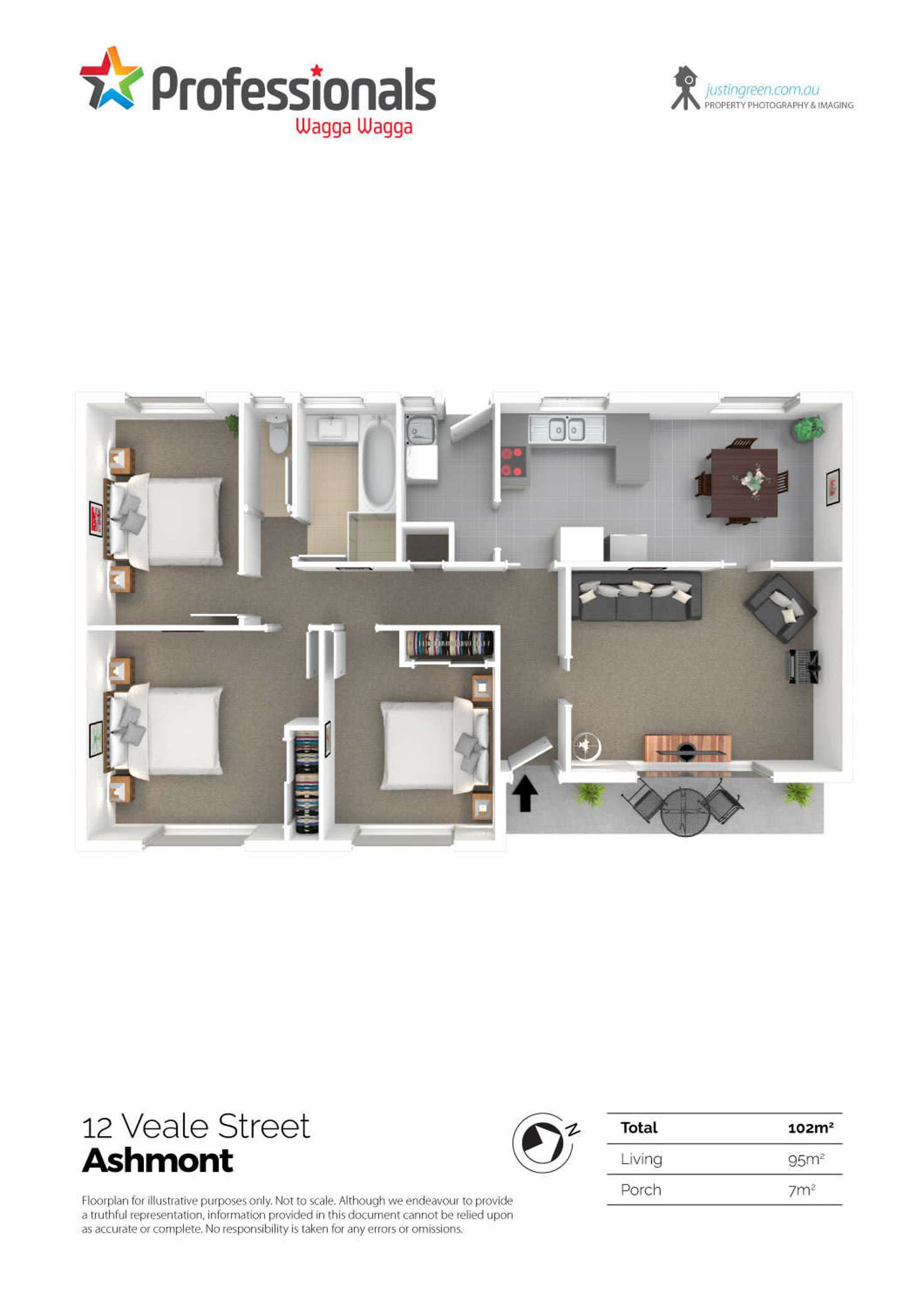 Floorplan of Homely house listing, 12 Veale Street, Ashmont NSW 2650