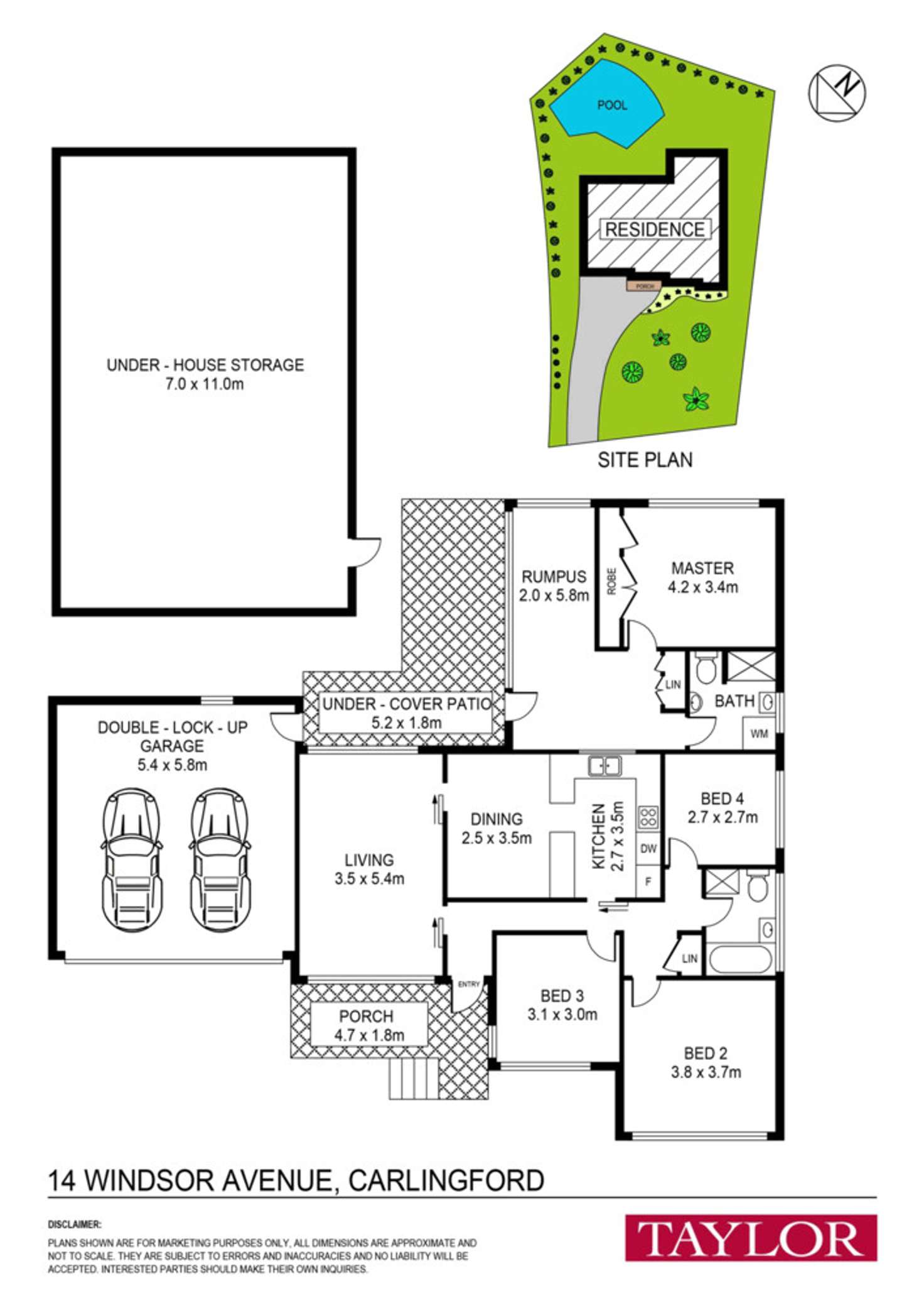 Floorplan of Homely house listing, 14 Windsor Avenue, Carlingford NSW 2118