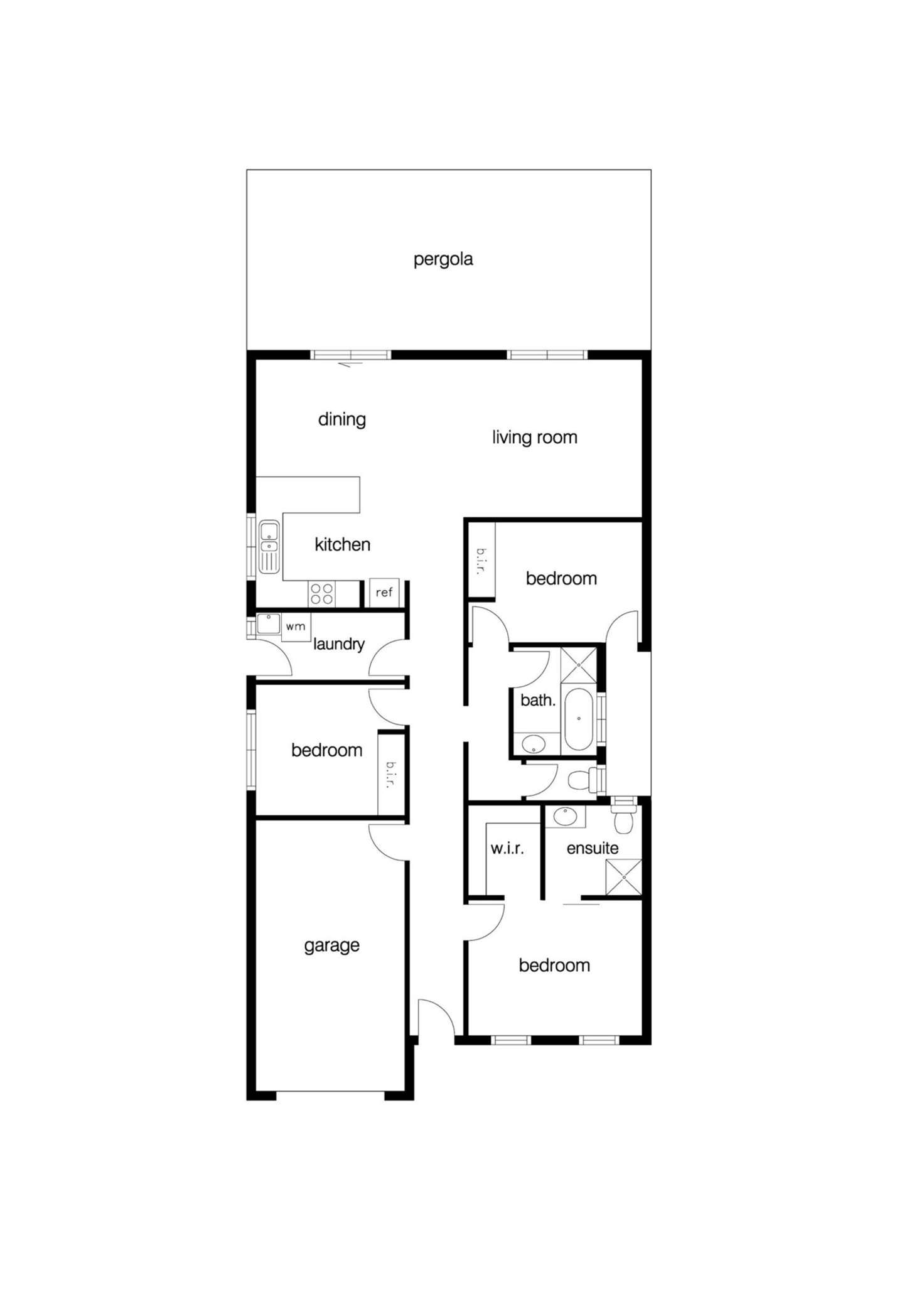 Floorplan of Homely house listing, 12 Strickland Crescent, Burnside VIC 3023
