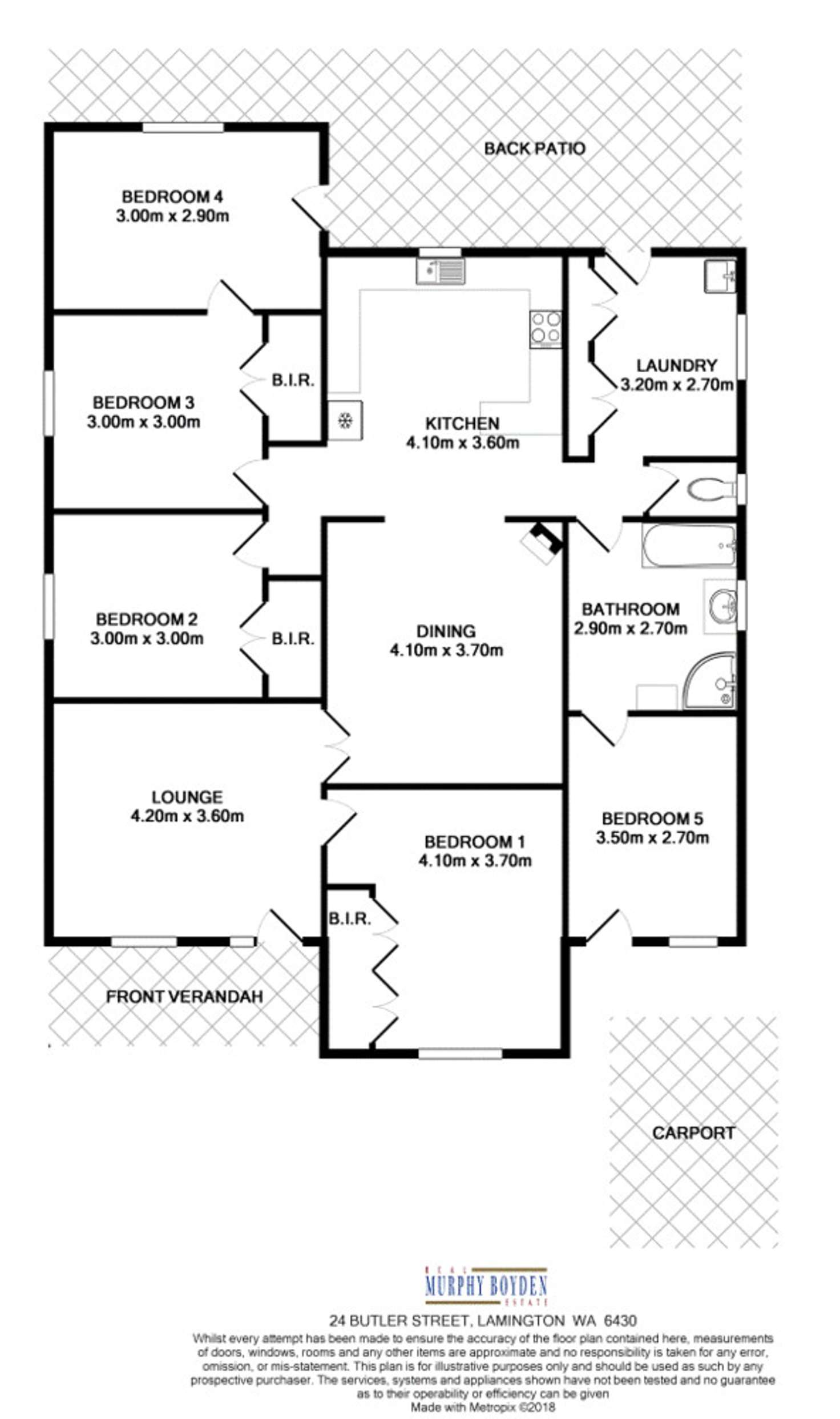 Floorplan of Homely house listing, 24 Butler Street, Piccadilly WA 6430