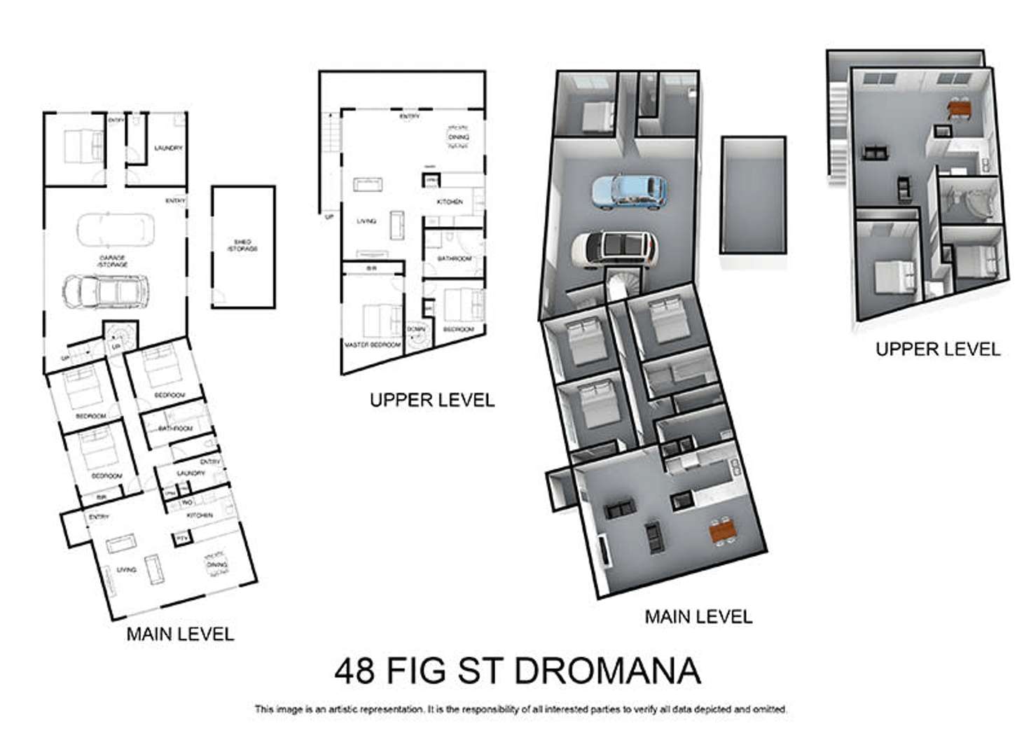 Floorplan of Homely house listing, 48-50 Fig Street, Dromana VIC 3936