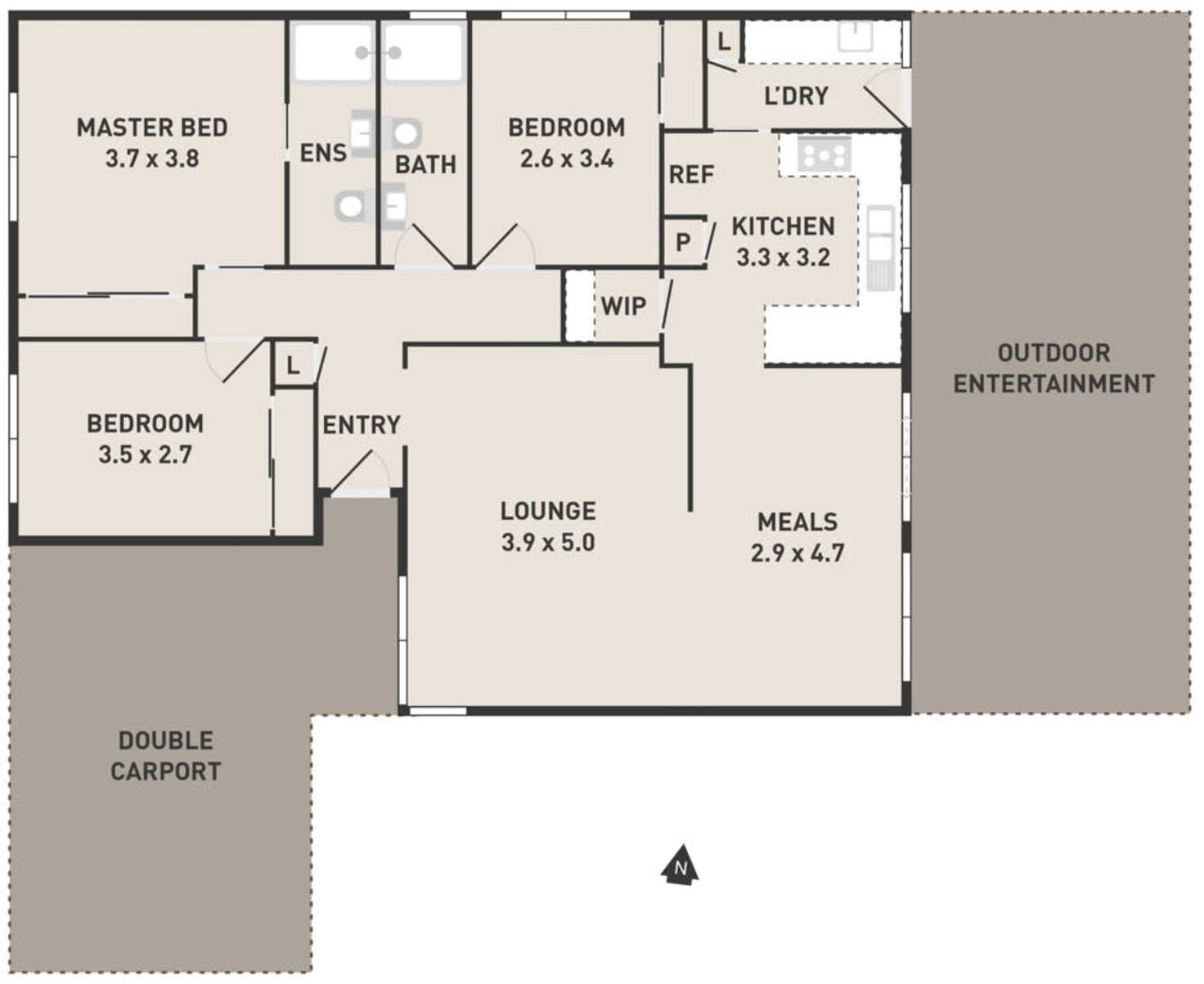 Floorplan of Homely house listing, 34 Inglis Street, Maddingley VIC 3340