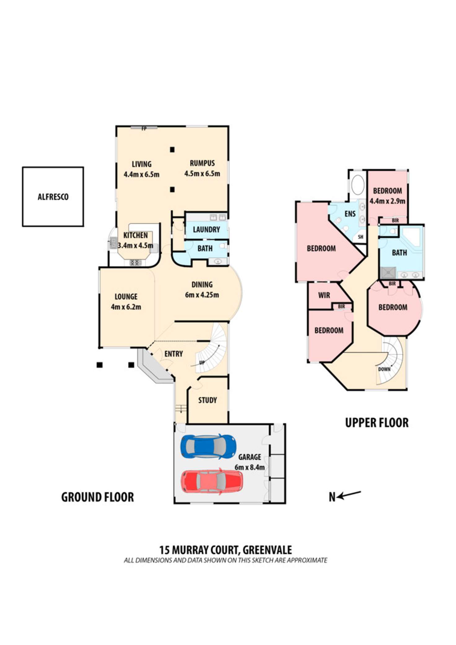 Floorplan of Homely house listing, 15 Murray Court, Greenvale VIC 3059