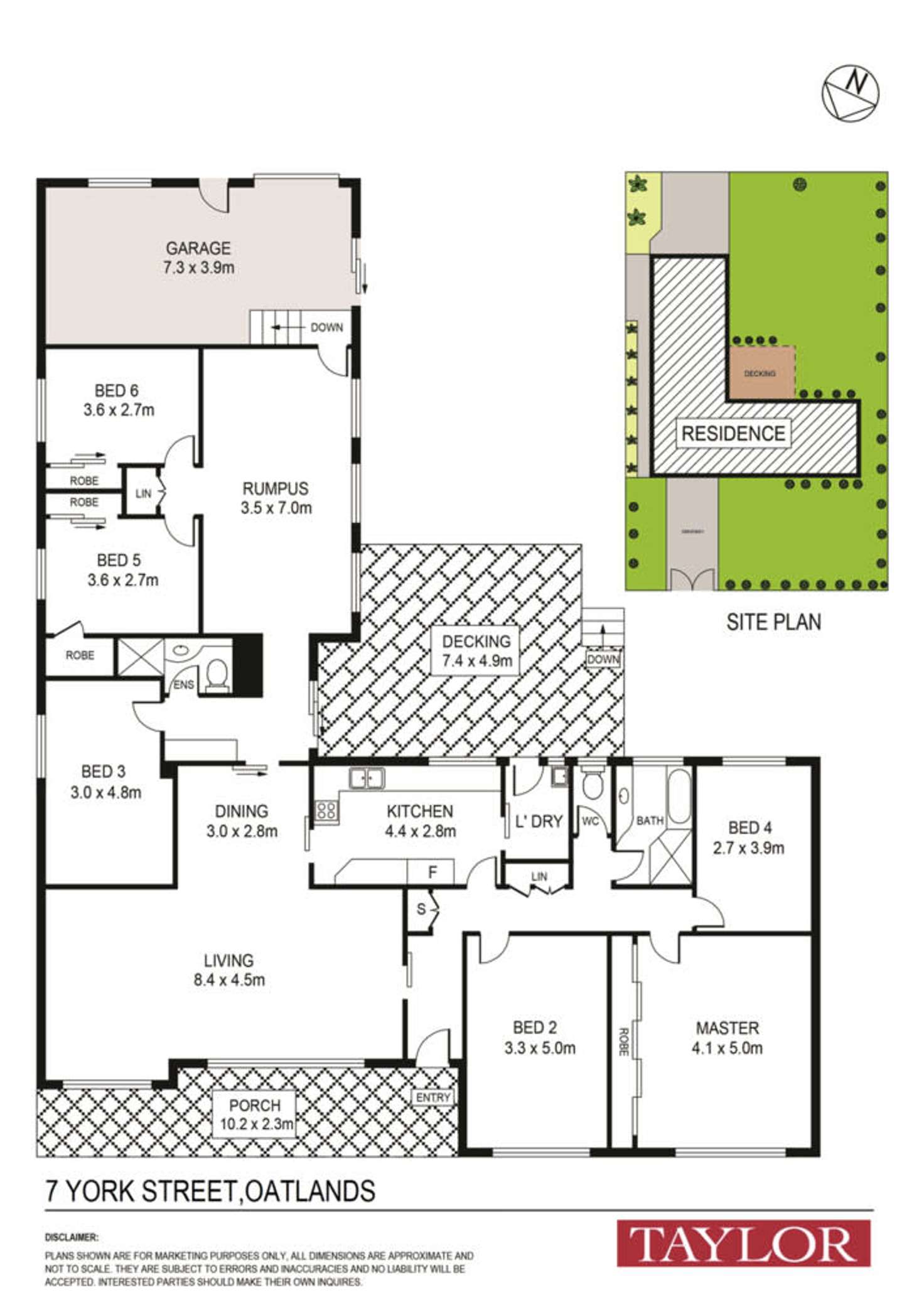 Floorplan of Homely house listing, 7 York Street, Oatlands NSW 2117