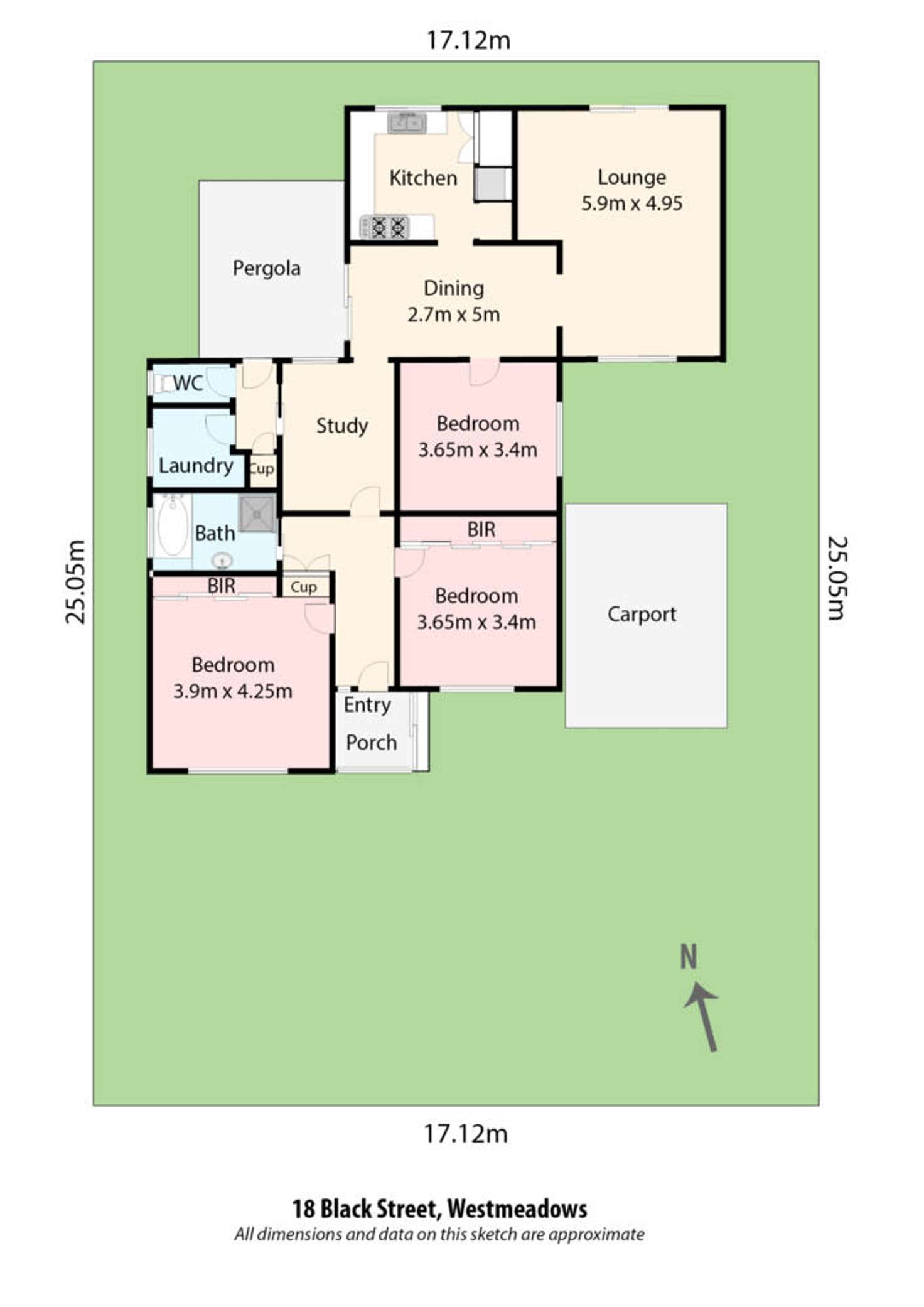 Floorplan of Homely house listing, 18 Black Street, Westmeadows VIC 3049
