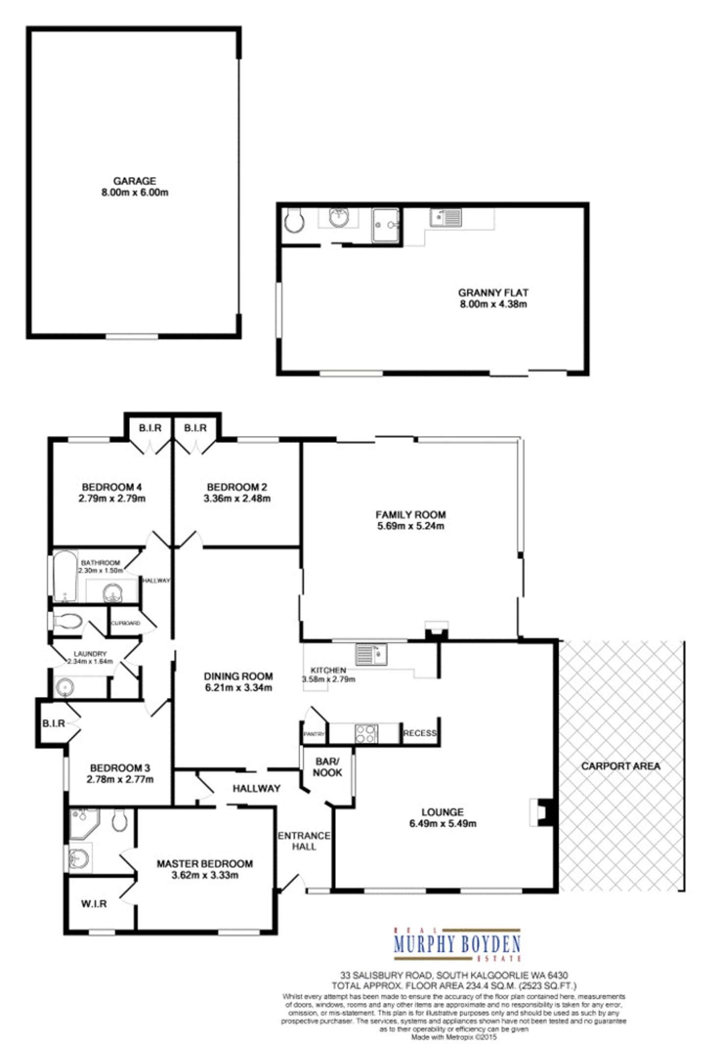 Floorplan of Homely house listing, 33 Salisbury Road, South Kalgoorlie WA 6430