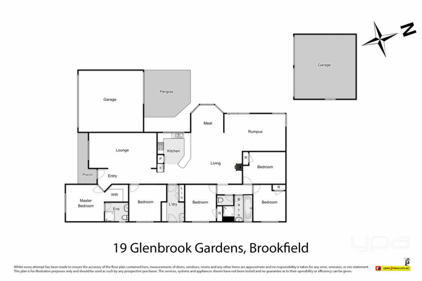 Floorplan of Homely house listing, 19 Glenbrook Gardens, Brookfield VIC 3338