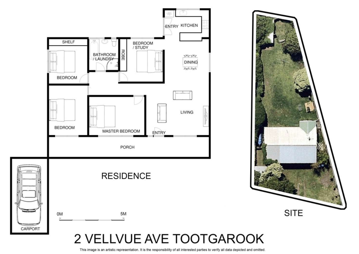 Floorplan of Homely house listing, 2 Vellvue Avenue, Tootgarook VIC 3941