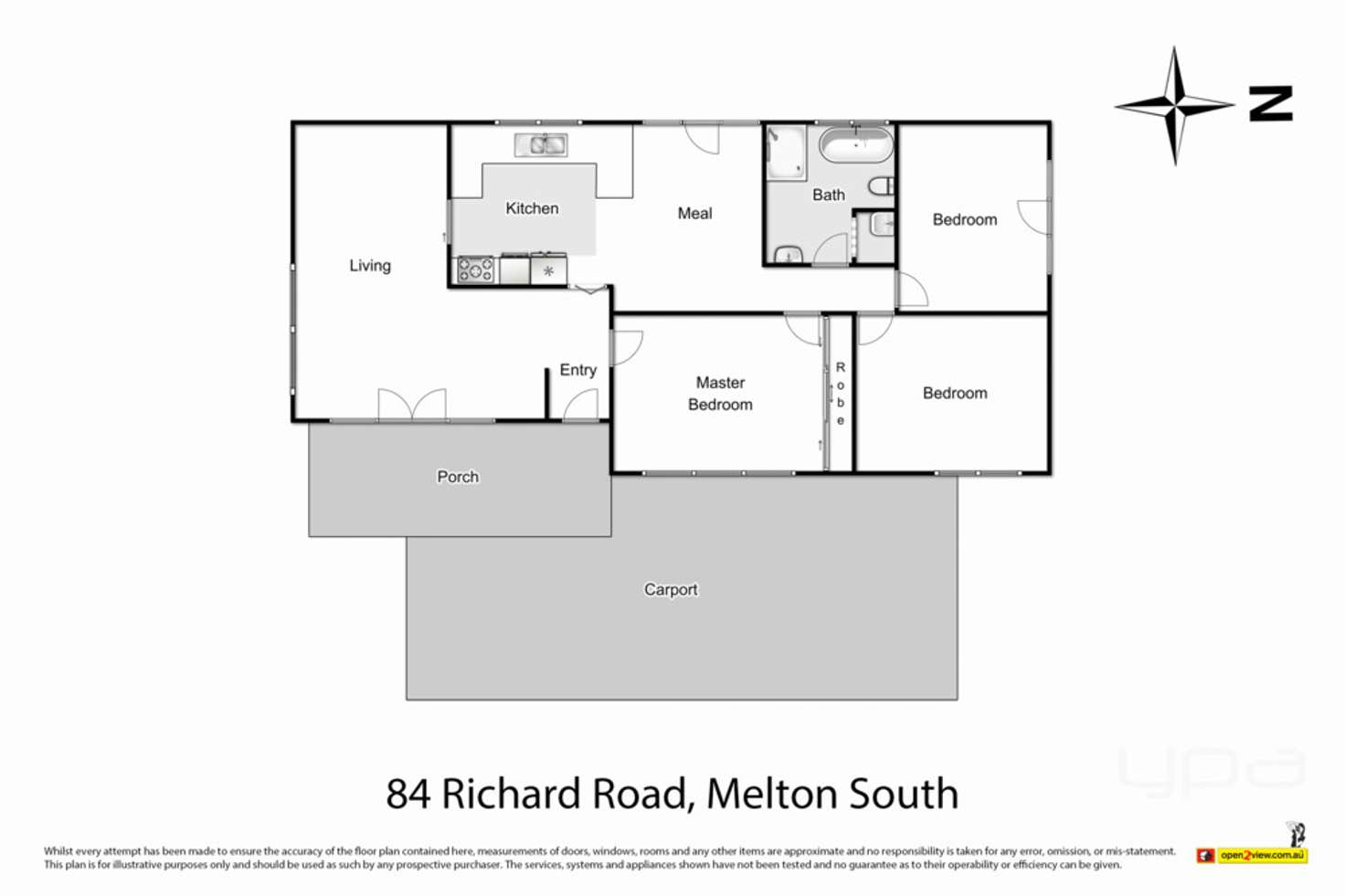 Floorplan of Homely house listing, 84 Richard Road, Melton South VIC 3338