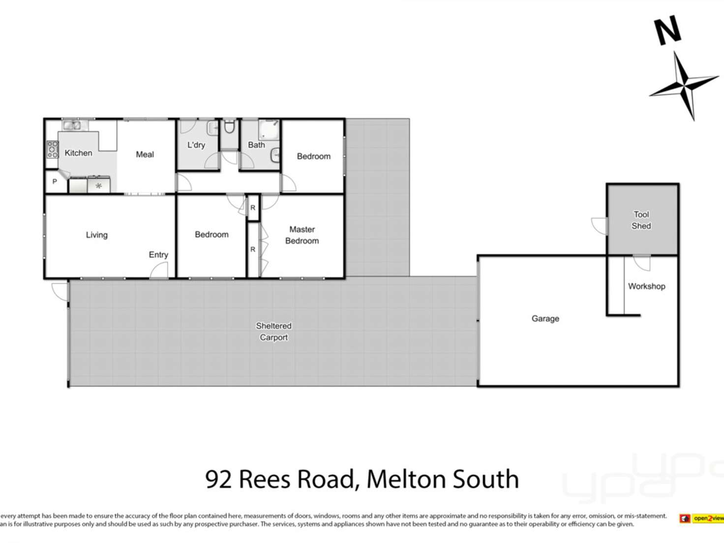 Floorplan of Homely house listing, 92 Rees Road, Melton South VIC 3338
