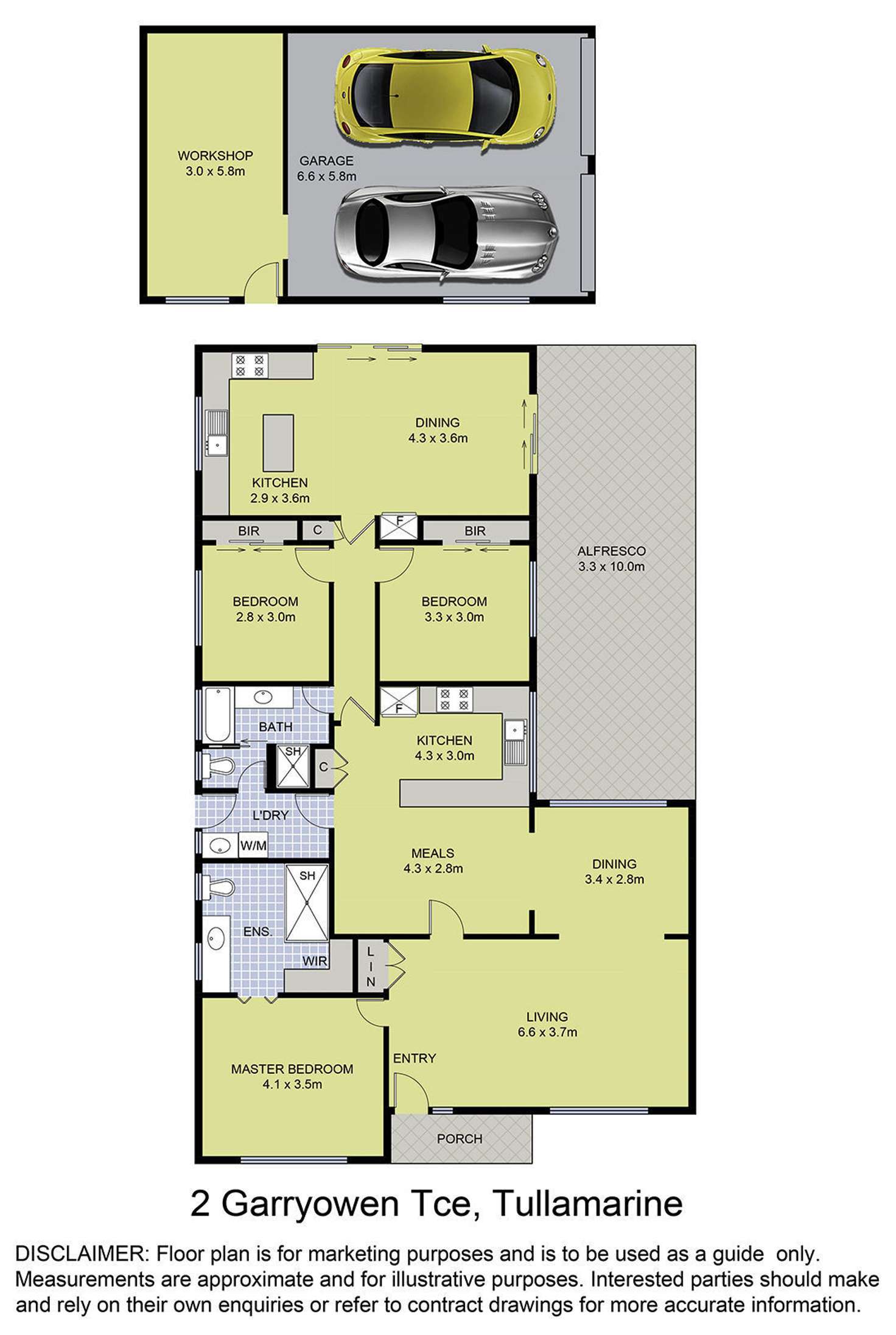 Floorplan of Homely house listing, 2 Garryowen Terrace, Tullamarine VIC 3043