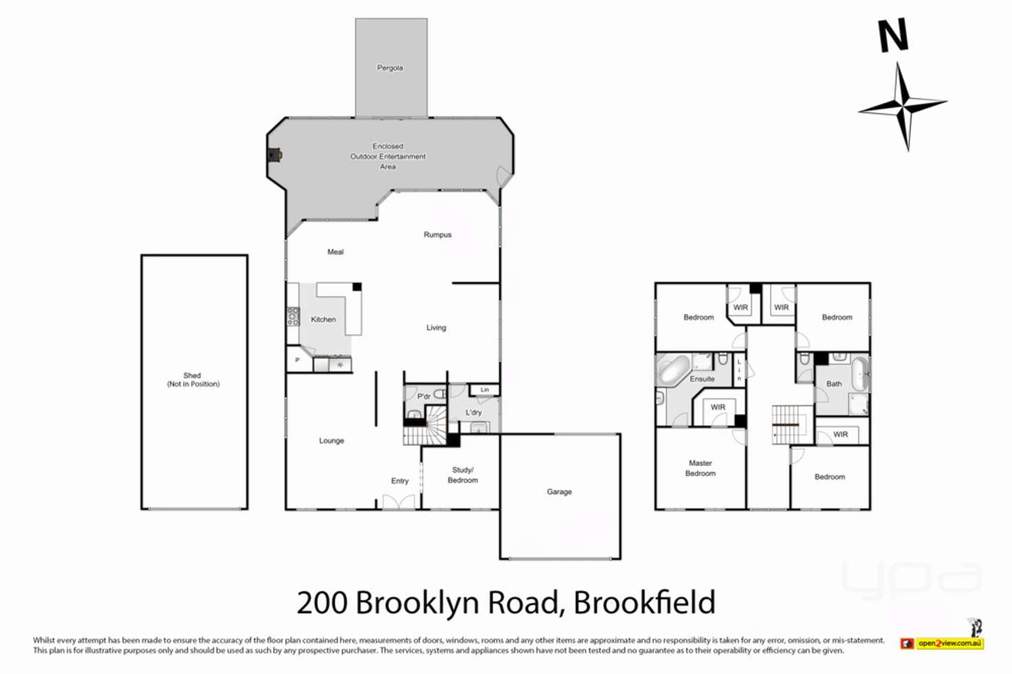 Floorplan of Homely house listing, 200 Brooklyn Road, Brookfield VIC 3338