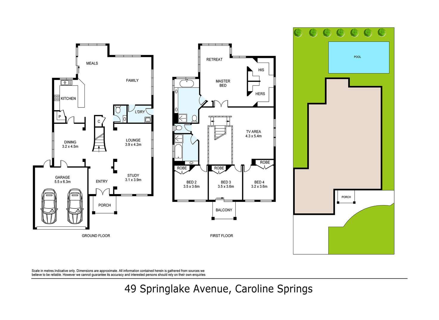 Floorplan of Homely house listing, 49 Springlake Avenue, Caroline Springs VIC 3023