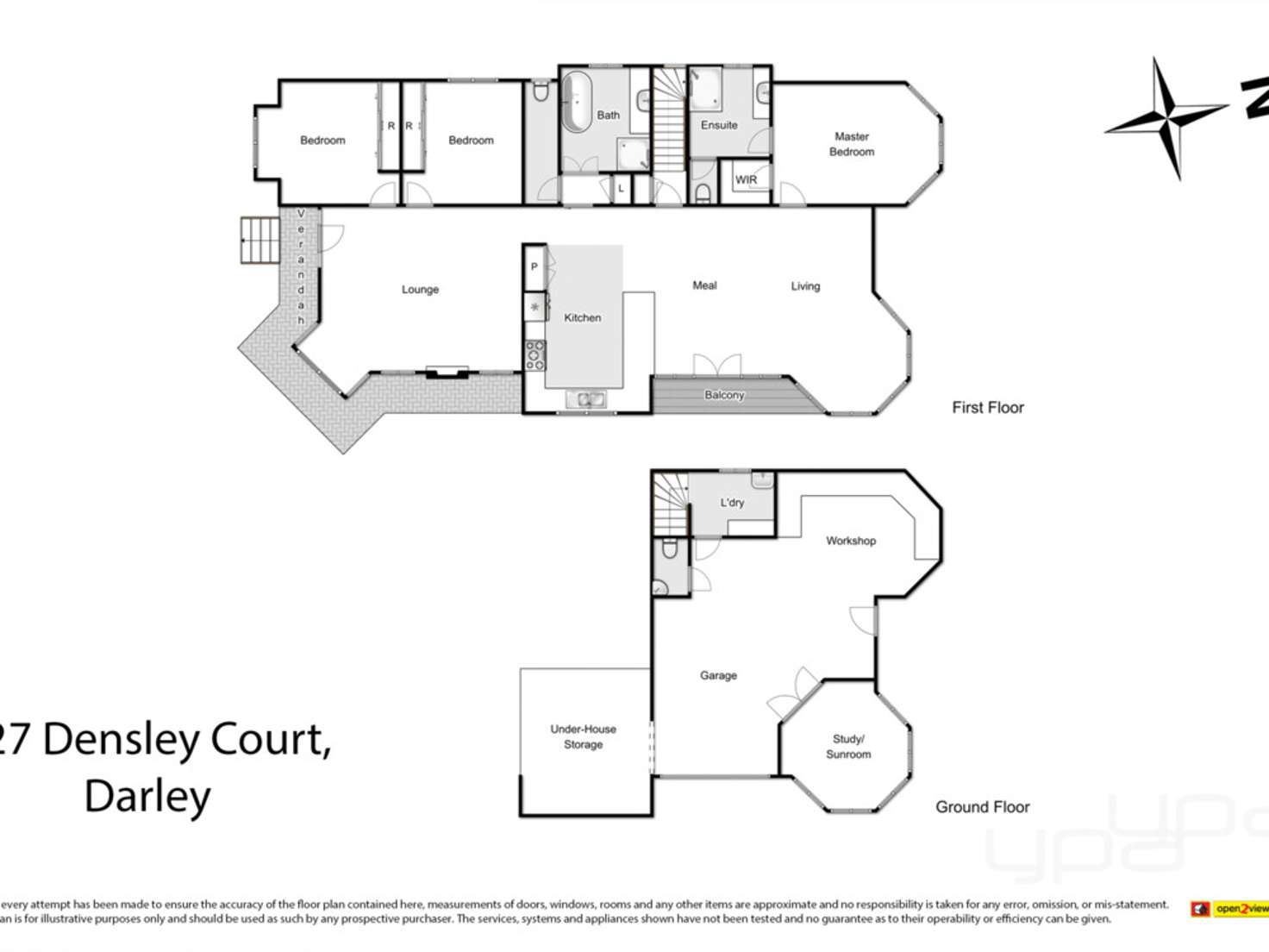 Floorplan of Homely house listing, 27 Densley Court, Darley VIC 3340