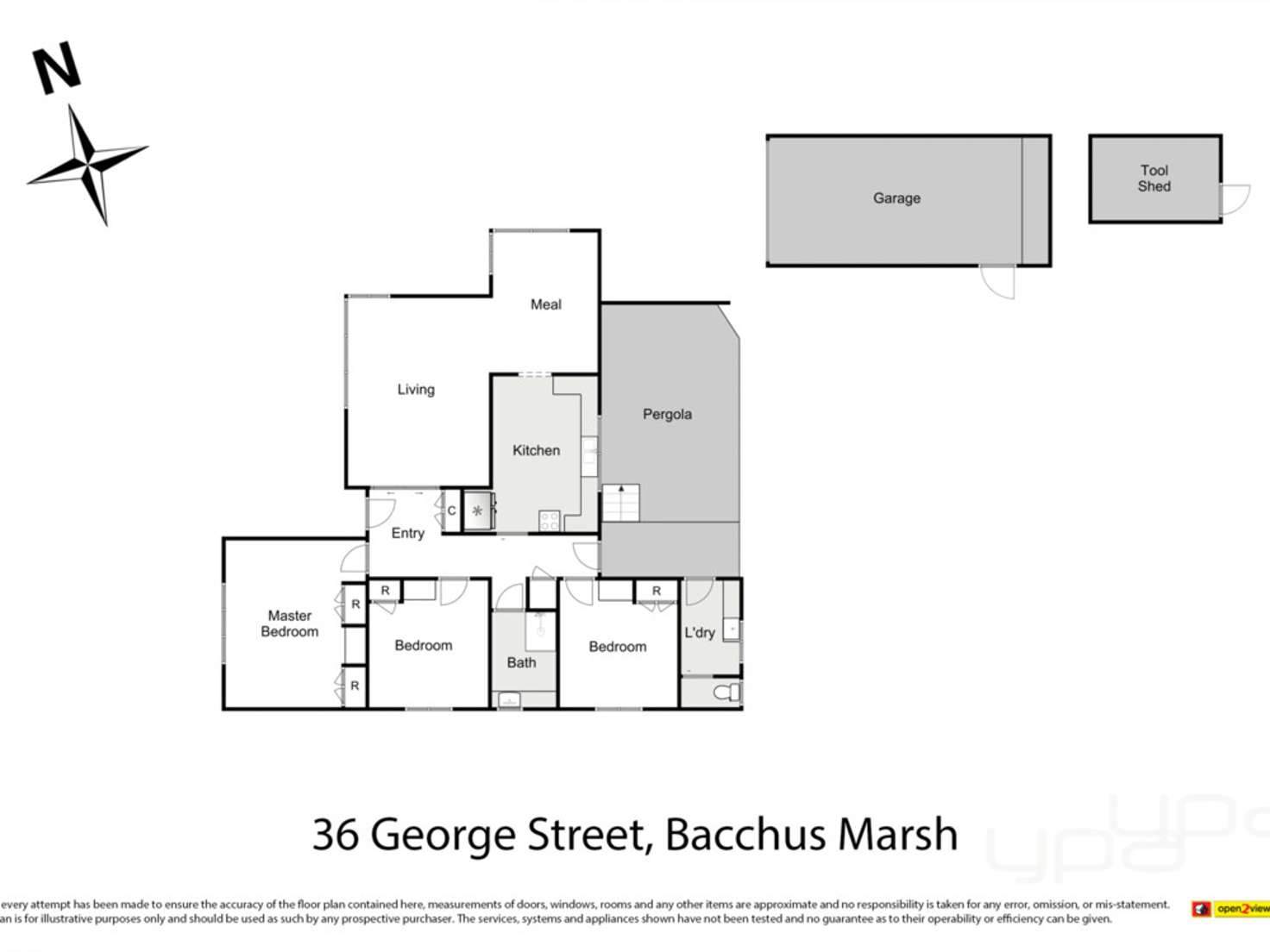 Floorplan of Homely house listing, 36 George Street, Bacchus Marsh VIC 3340