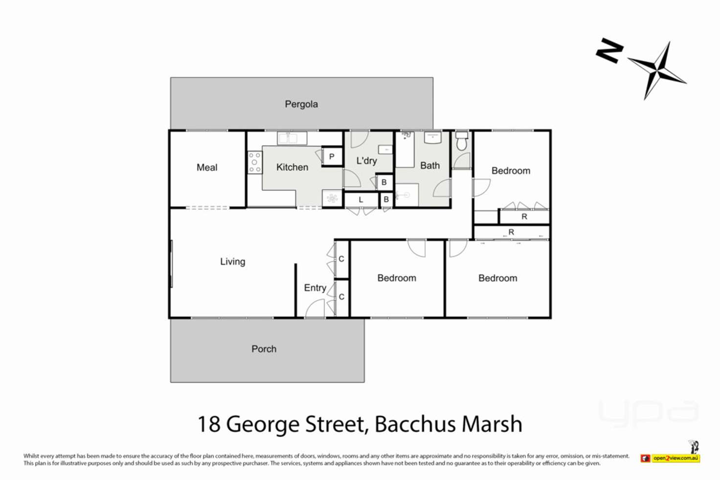 Floorplan of Homely house listing, 18 George Street, Bacchus Marsh VIC 3340