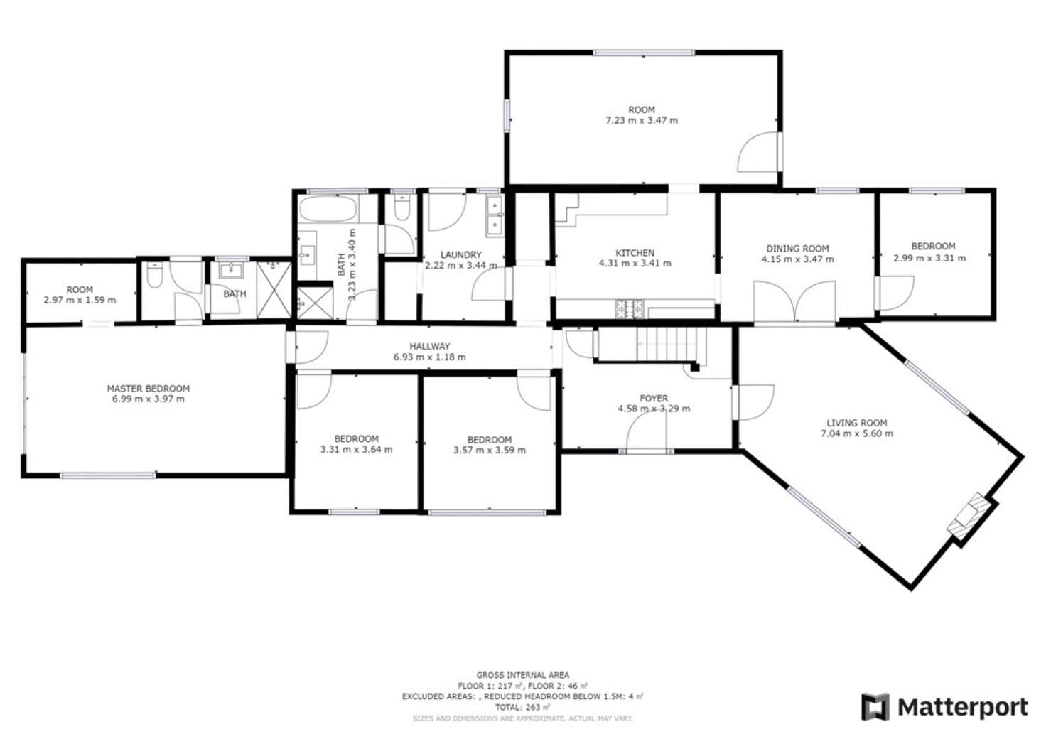 Floorplan of Homely house listing, 1 Salisbury Road, South Kalgoorlie WA 6430