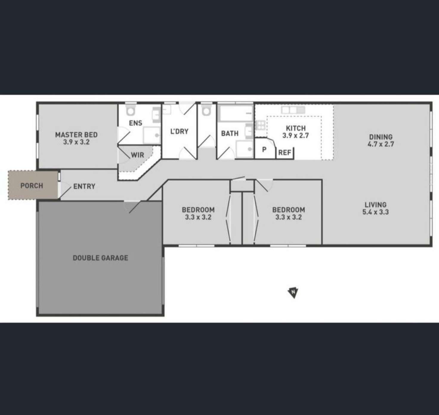 Floorplan of Homely house listing, 44 Klippel Way, Caroline Springs VIC 3023