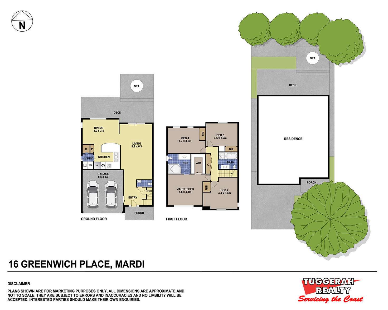 Floorplan of Homely house listing, 16 Greenwich Place, Mardi NSW 2259