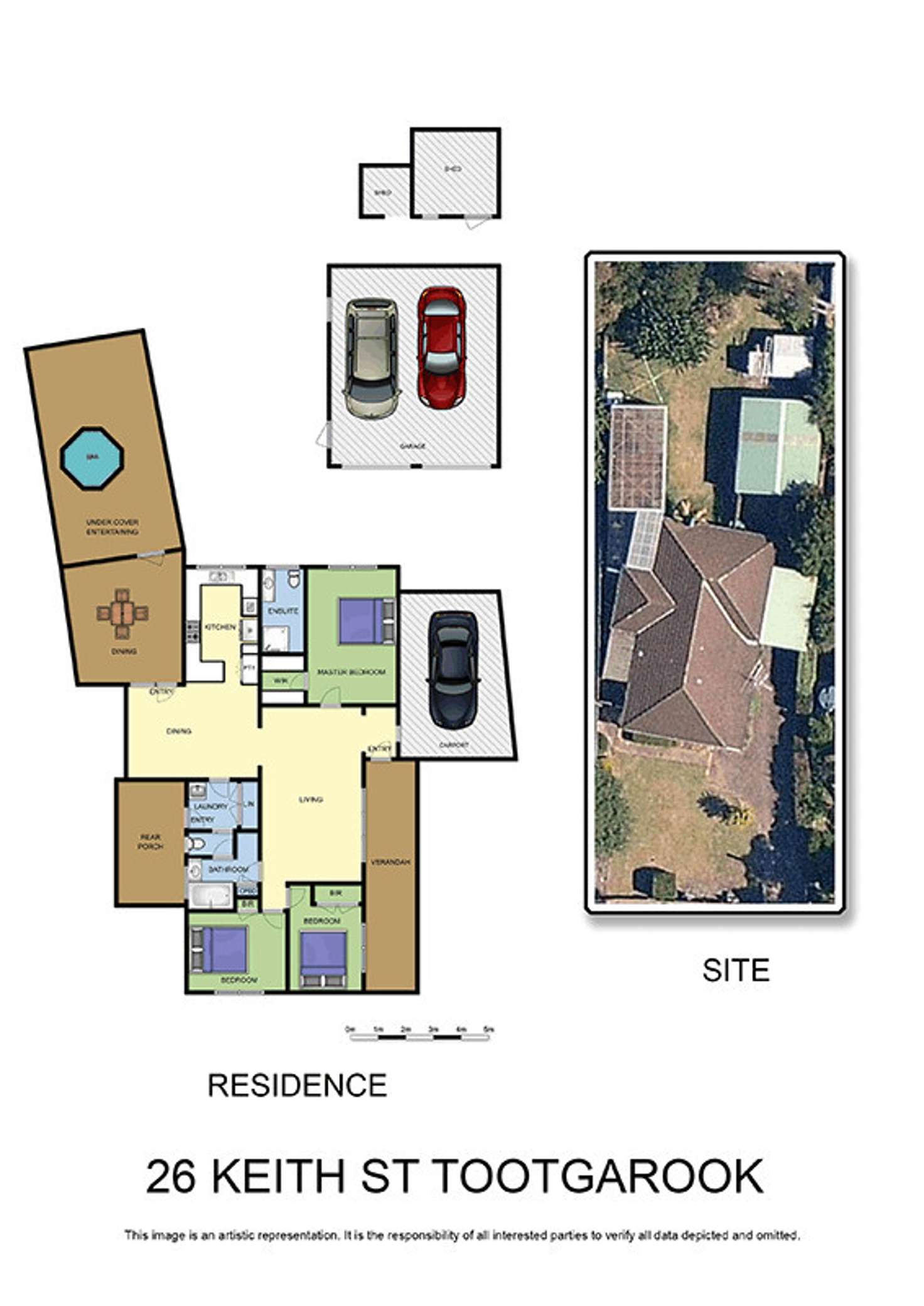 Floorplan of Homely house listing, 26 Keith Street, Tootgarook VIC 3941