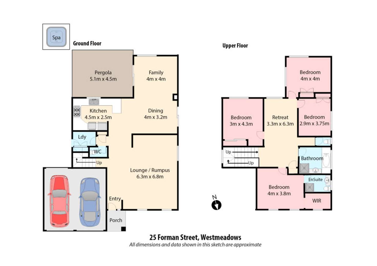 Floorplan of Homely house listing, 25 Forman Street, Westmeadows VIC 3049