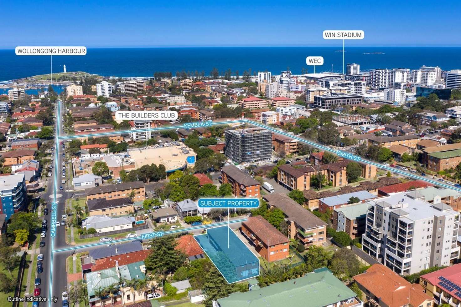 Main view of Homely unit listing, 5/2 First Street, Wollongong NSW 2500