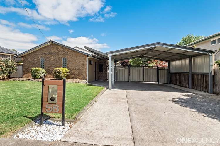 Main view of Homely house listing, 58 Hazelwood Road, Traralgon VIC 3844