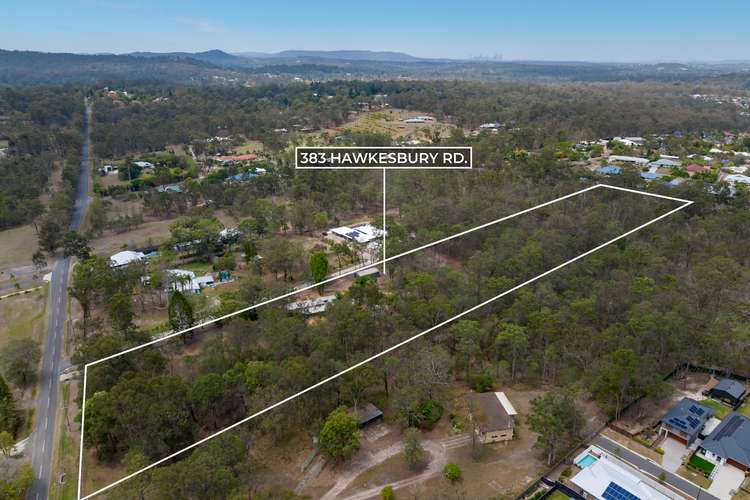 Main view of Homely acreageSemiRural listing, 383 Hawkesbury Road, Anstead QLD 4070