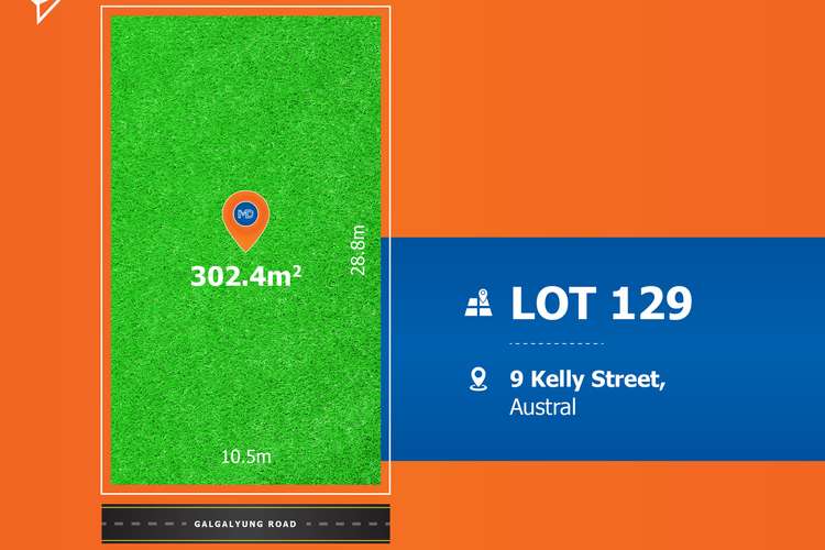 Main view of Homely residentialLand listing, LOT 129, 9 Kelly Street, Austral NSW 2179