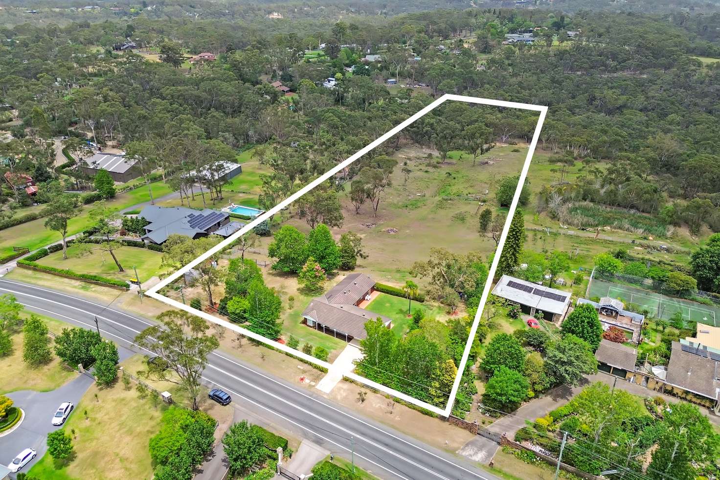 Main view of Homely acreageSemiRural listing, 176 Pitt Town Road, Kenthurst NSW 2156