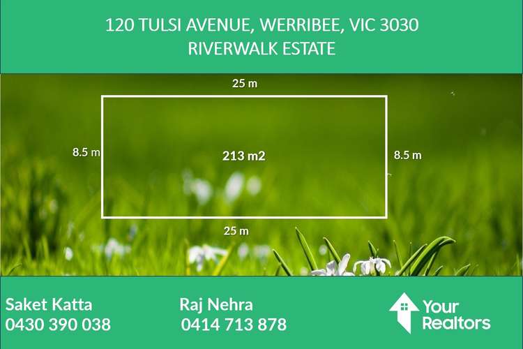 Main view of Homely residentialLand listing, 120 Tulsi Avenue, Werribee VIC 3030