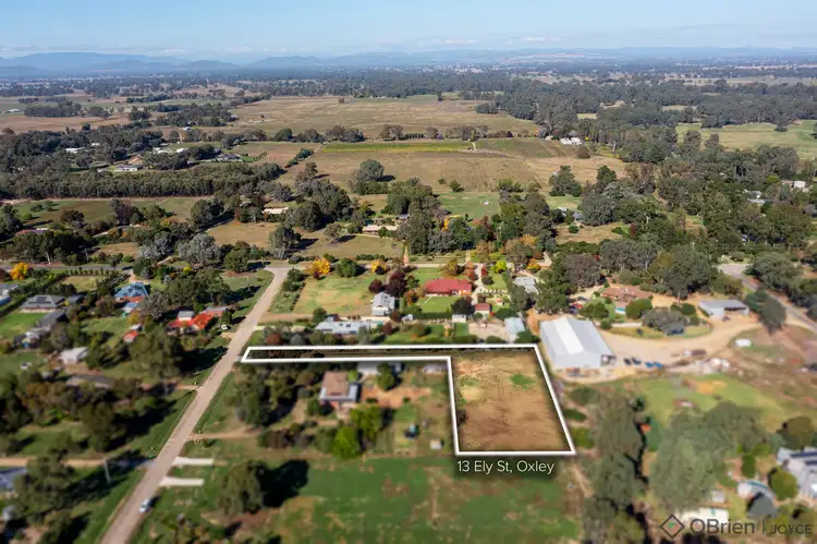 Main view of Homely land listing, 13 Ely Street, Oxley VIC 3678