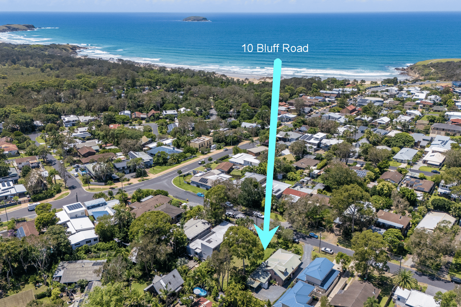 Main view of Homely residentialLand listing, 10 Bluff Road, Emerald Beach NSW 2456