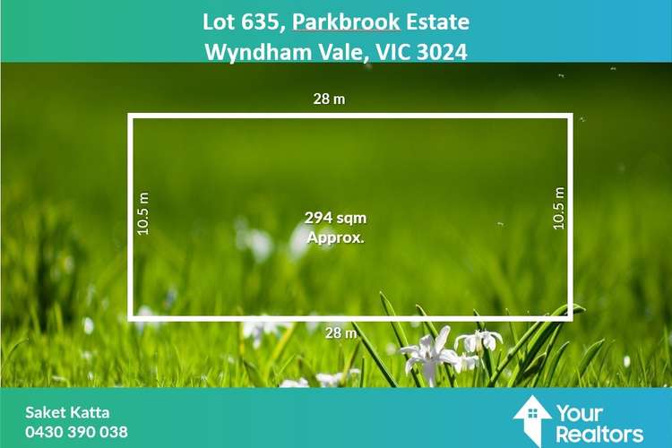 Main view of Homely residentialLand listing, LOT 635 Parkbrook  Estate, Wyndham Vale VIC 3024